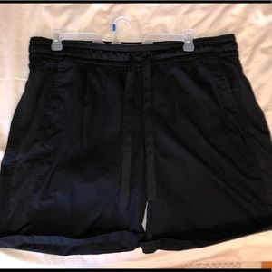 Poplin Bermuda Short w/ Satin Detail Lane Bryant